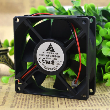 Original DELTA AFB0824M Cooling Fan 24V 0.1A 2.4W 2wires AFB0824M Fans